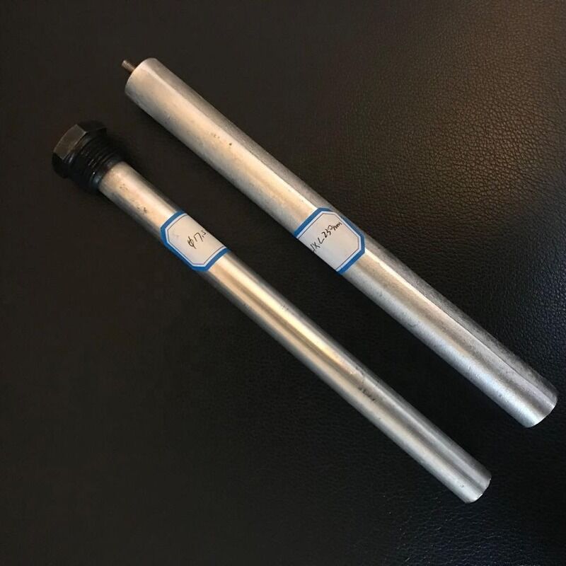 İyi işlenebilirlik Su ısıtıcısı parçaları Düz yüzeyli magnezyum anotların değiştirilmesi Dayanıklı korozyon koruma çözümleri