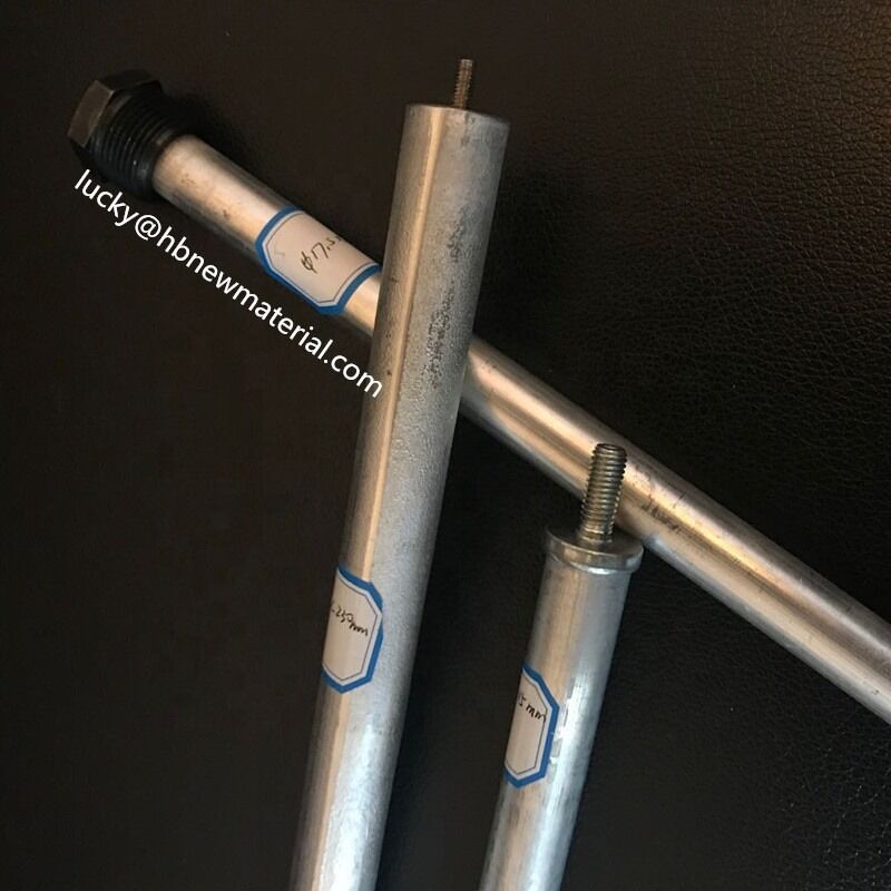 Uzunluğu 100 200 500 mm veya iyi şekillendirilebilirlik ve mükemmel korozyon direnci ile özelleştirilmiş magnezyum anot çubukları
